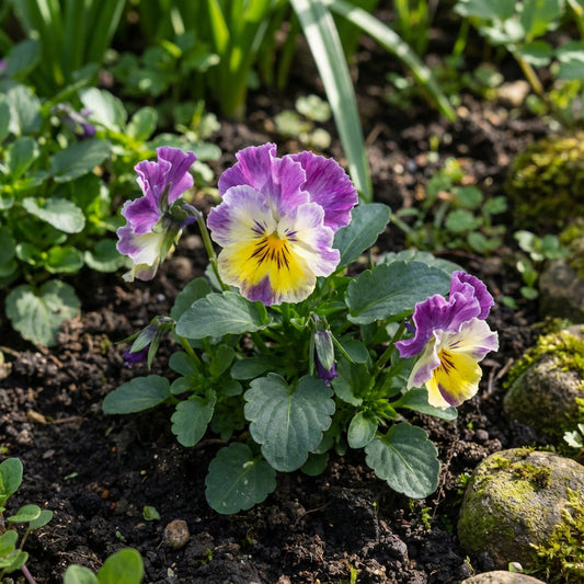 Wavy Viola Tricolor Flower Seeds: Vibrant Blossoms for a Colorful Garden Display