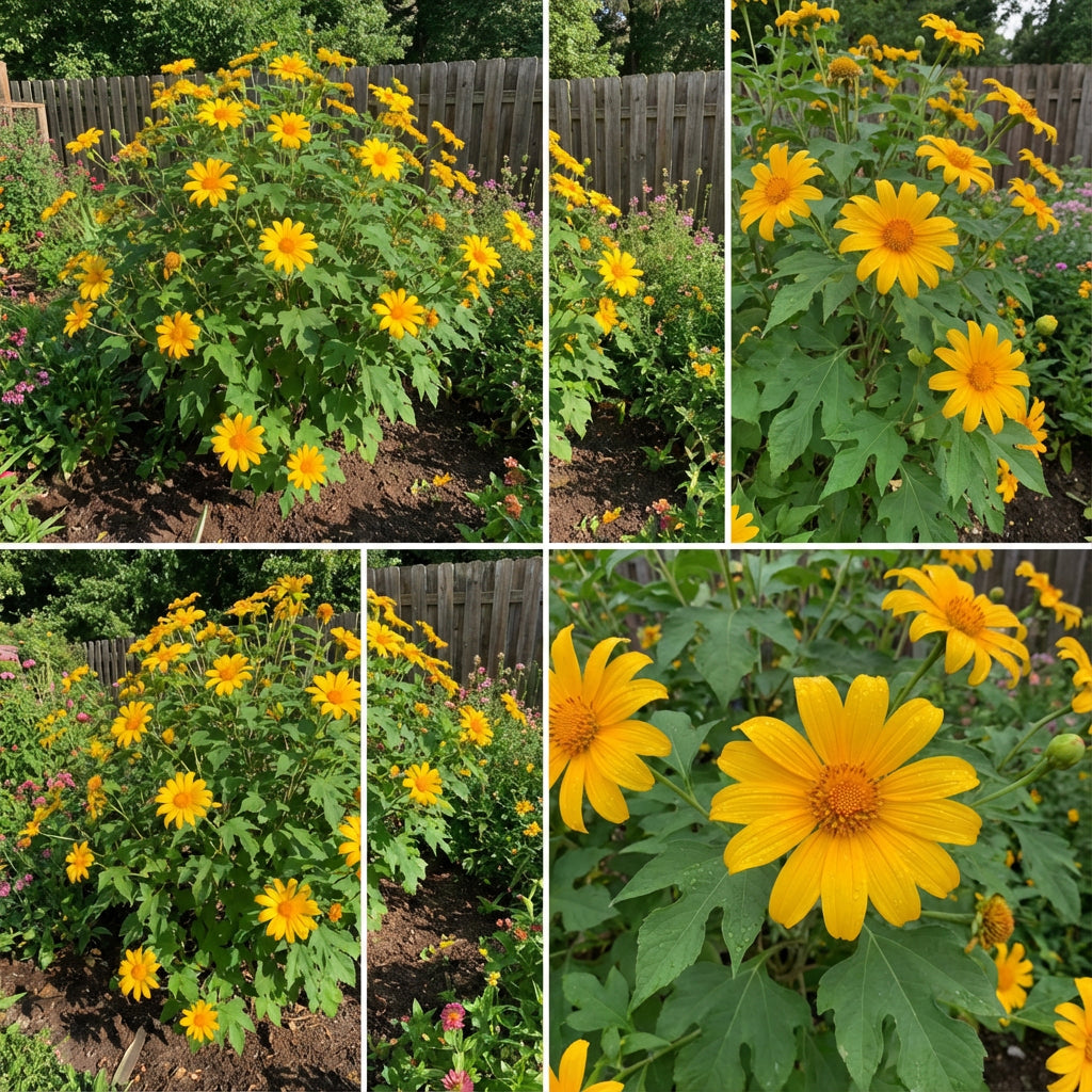 Yellow Tithonia Diversifolia Sunflower Tree  Seeds for Planting a Vibrant Garden