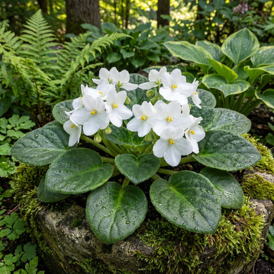 Saintpaulia Flower Seeds White for Planting  Seed for Elegant Indoor and Outdoor Blooms, Perfect for Garden and Home DÃ©cor