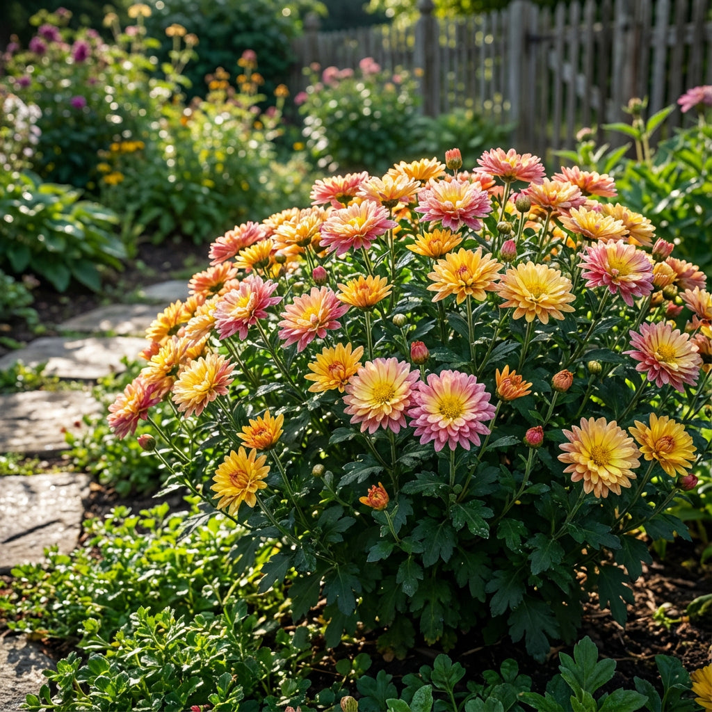 Yellow Pink Chrysanthemum Flower Seeds for Planting