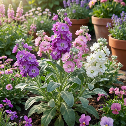 Matthiola Incana Flower Seeds for Easy Planting