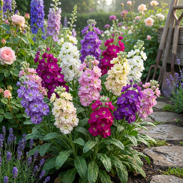 Multi-Colour Matthiola Incana Flower Seeds for Planting