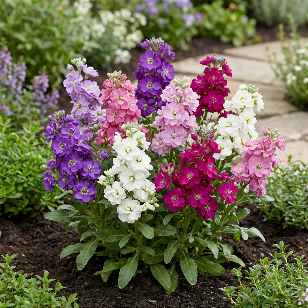 Multi-Colour Matthiola Incana Flower Seeds for Planting