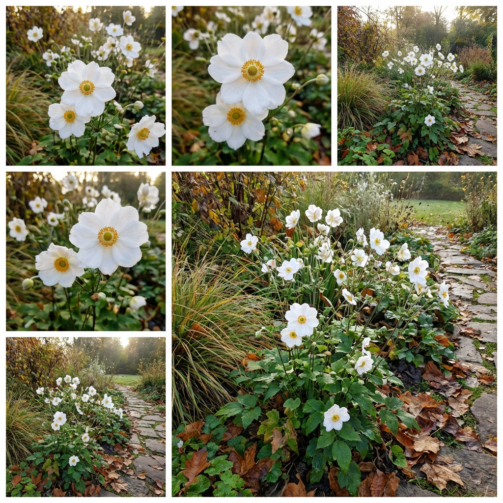 White Autumn Flower Planting  Seeds for a Beautiful Seasonal Display in Your Garden