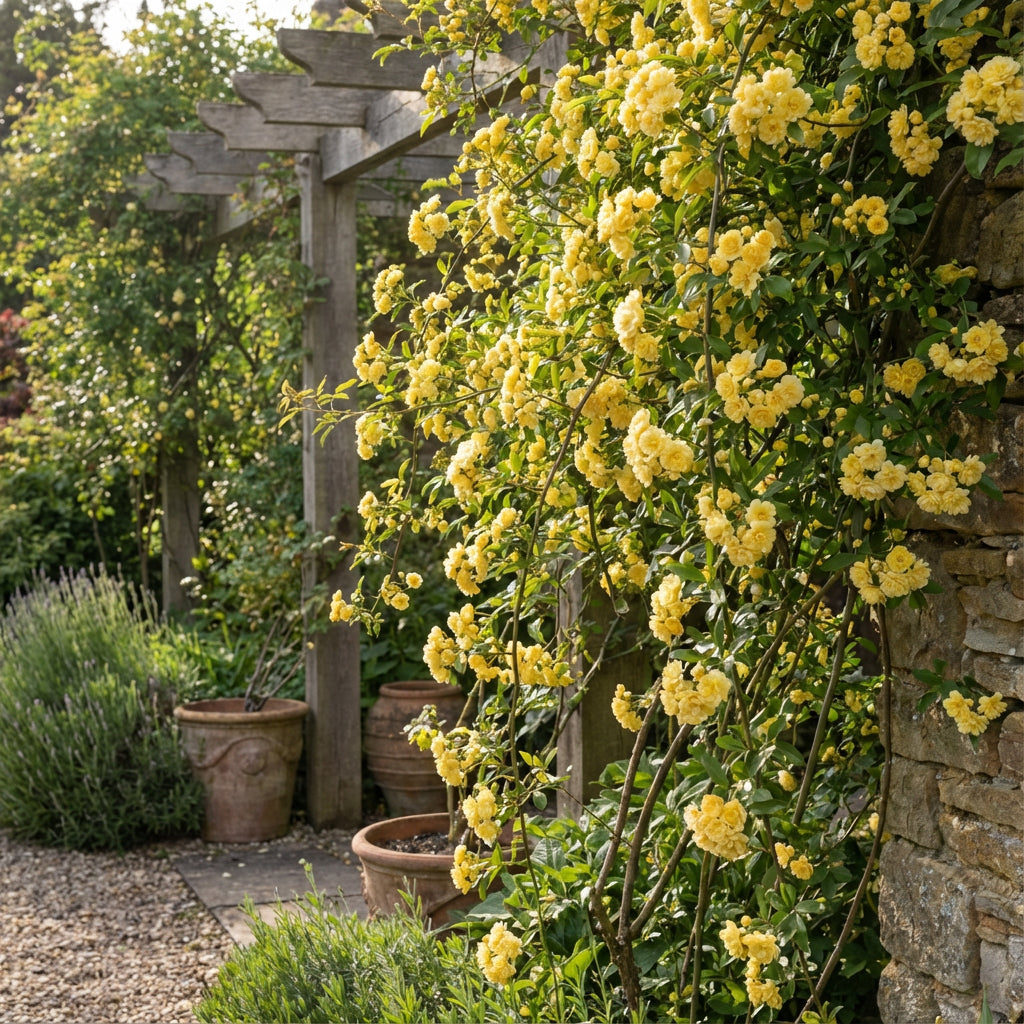 Rosa Banksiae Flower Seeds Planting