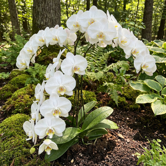 White Butterfly Orchids Seeds for Planting