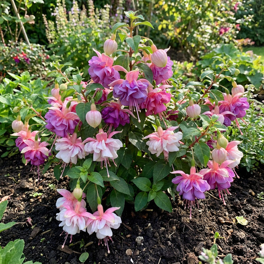 Mixed Double Petal Fuchsia Flower Seeds for Vibrant Planting
