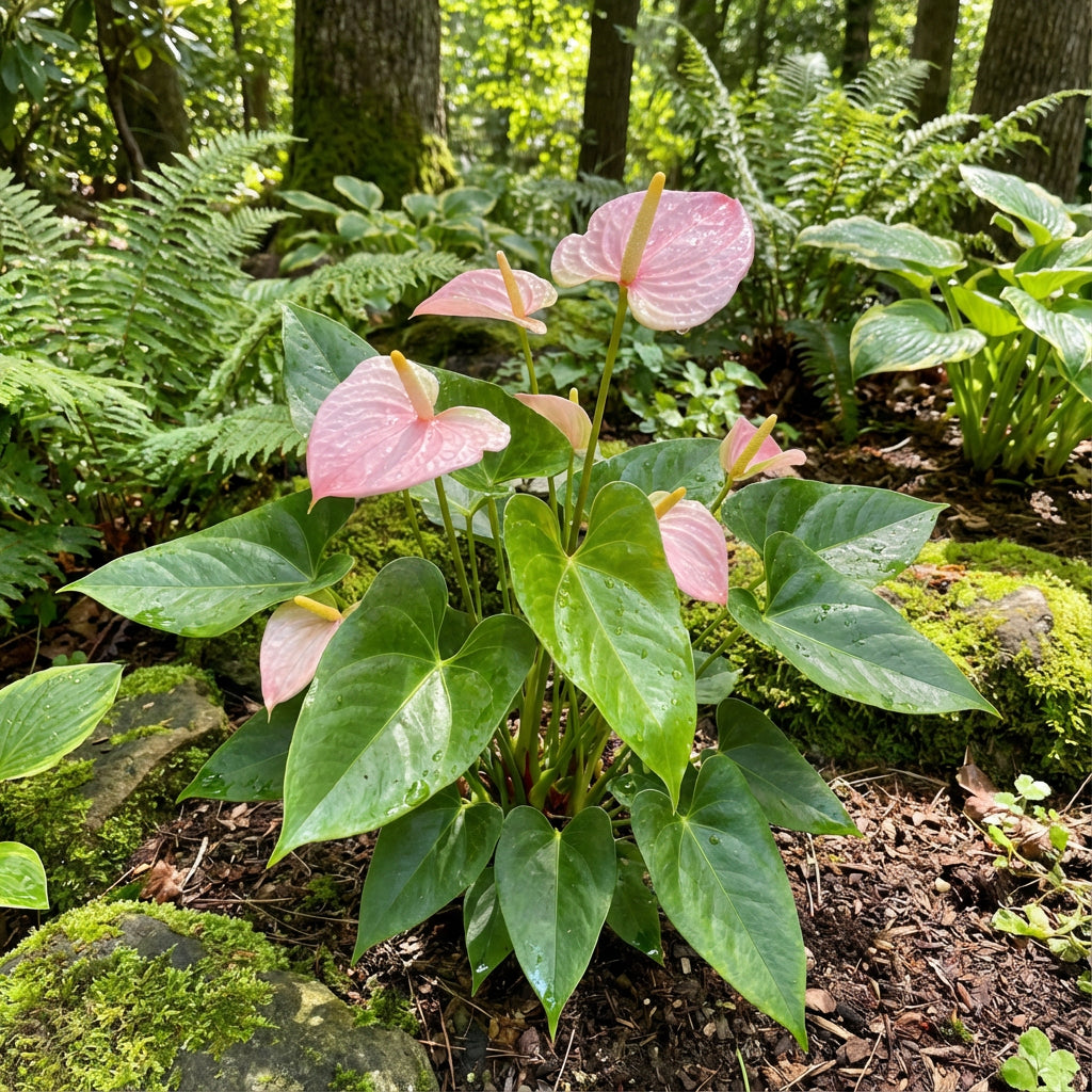 Pale Pink Anthurium Flower Seeds for Planting - Add Elegance to Your Garden