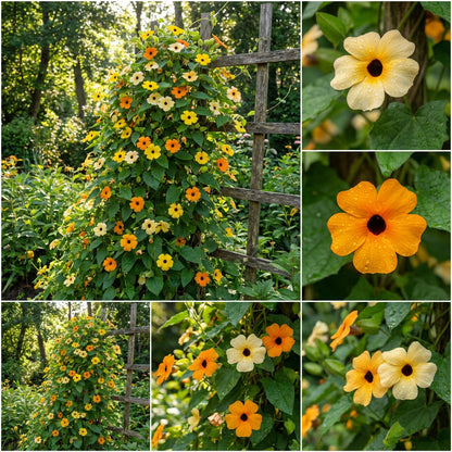 Mixed Thunbergia Flower Seeds - Plant for Vibrant Blooms
