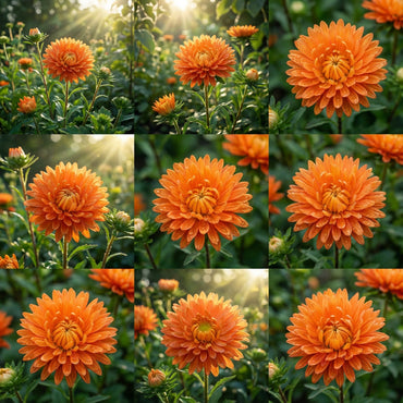 Orange China Aster Flower Seeds for Easy Planting