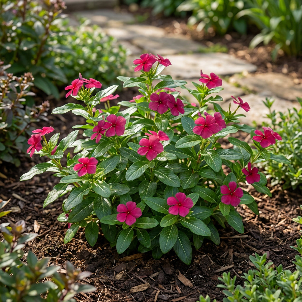 Dark Pink Periwinkle Vinca Flower Seeds for Planting