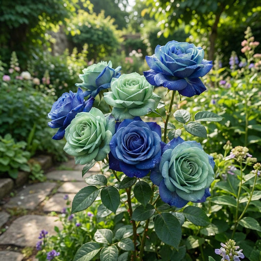 Blaugrüne Rosenblumensamen zum Pflanzen