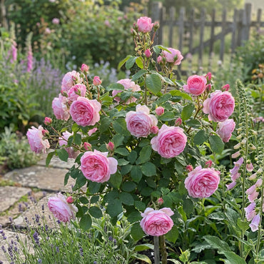 Samen der rosa Rosenblume für einfaches Pflanzen