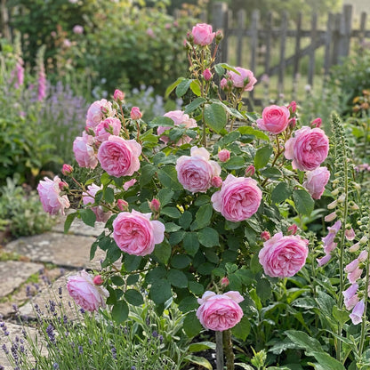 Samen der rosa Rosenblume für einfaches Pflanzen