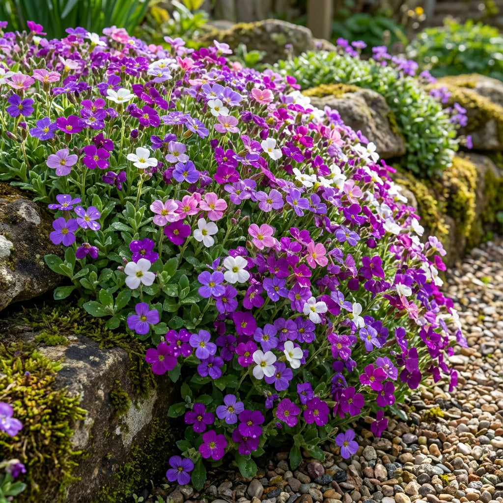 Aubrieta Cultorum Flower Seeds for Multi-Colour Planting
