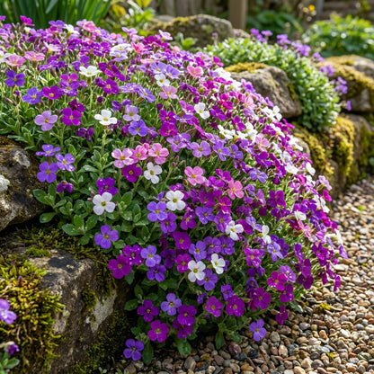 Aubrieta Cultorum Flower Seeds for Multi-Colour Planting