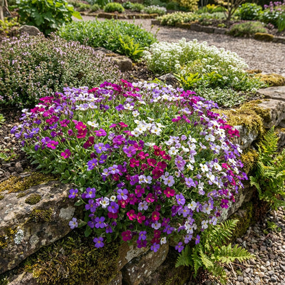 Aubrieta Cultorum Flower Seeds for Multi-Colour Planting