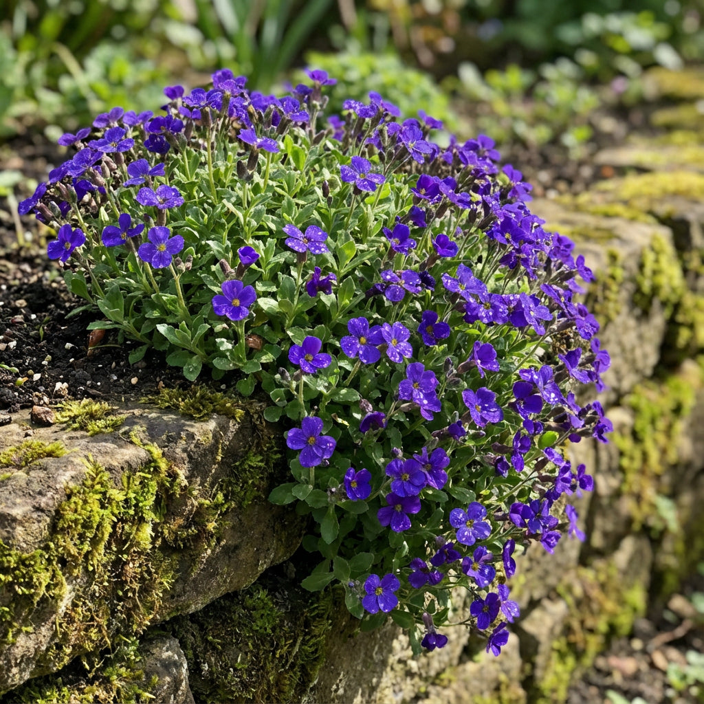 Dark Blue Aubrieta Flower Seeds for Planting