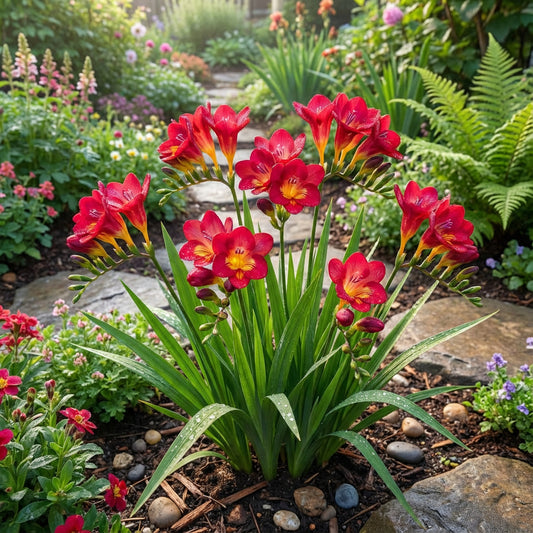 Red Freesia Flower Seeds for Planting