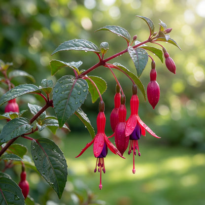 Red Fuchsia Flower Seeds for Easy Planting