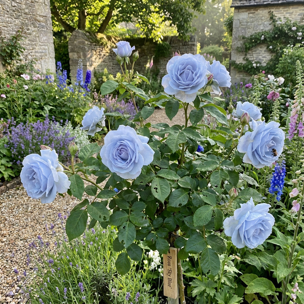 Sky Blue Rose Flower Seeds for Easy Planting