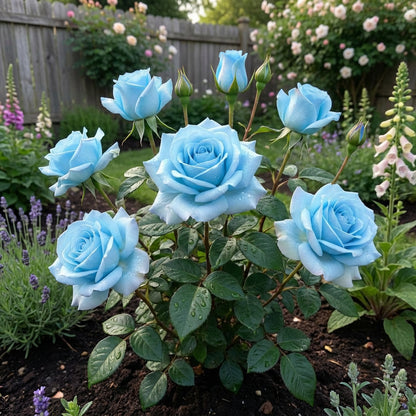 Sky Blue Rose Flower Seeds for Easy Planting