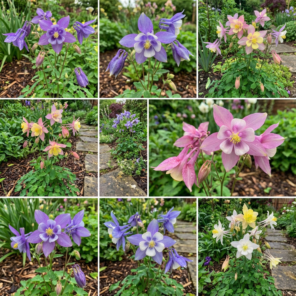 Aquilegia Flower Seeds Mixed - Perfect for Garden Planting