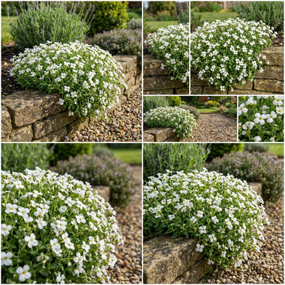 Aubrieta Cultorum Weiße Pflanzensamen