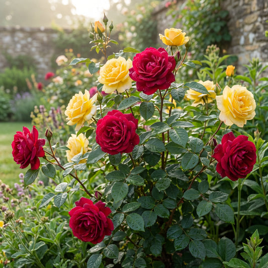 Rose Red Yellow Seeds for Planting - Vibrant Flower Seeds for Your Garden