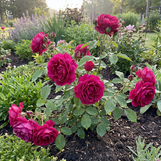 Dunkelrosa Rosenpflanzensamen für üppige und lebendige Gärten