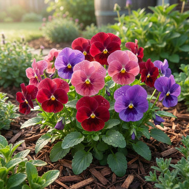 Rubinrote Rose Veilchen-Mischsamen – Ideal für schöne Blumenbeete