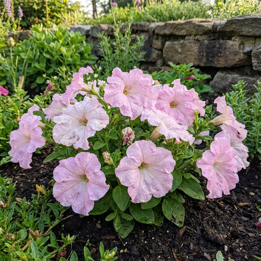 Light Pink Petunia Seeds for Planting - Soft & Colorful Garden Charm