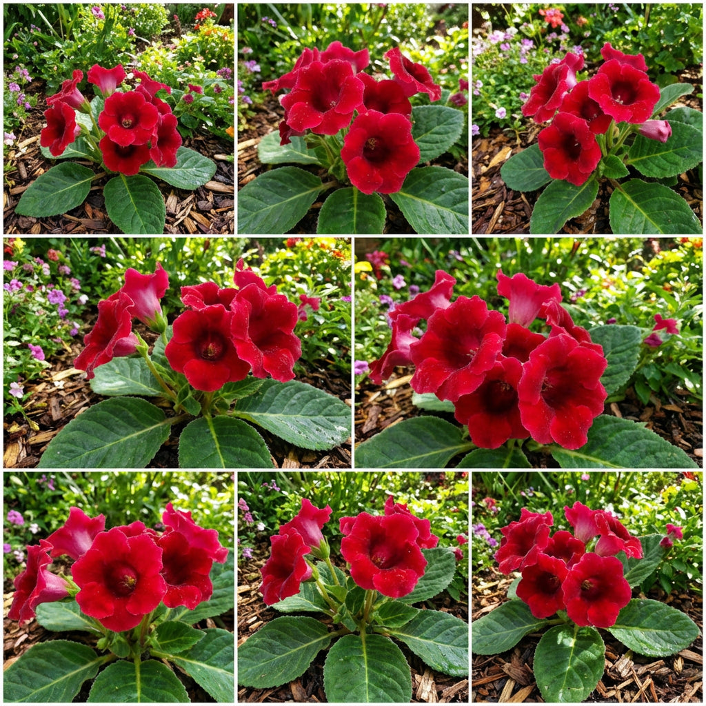 Gloxinia Flower Seeds for Planting Red: Create Vibrant Garden Displays