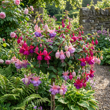 Vibrant Pink Mix Fuchsias Seeds for Dynamic Garden Planting
