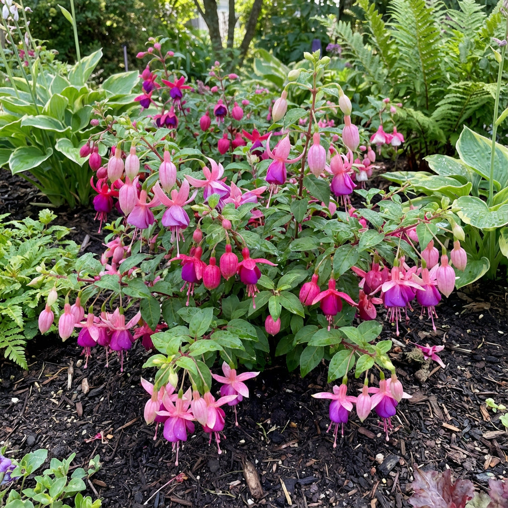 Vibrant Pink Mix Fuchsias Seeds for Dynamic Garden Planting