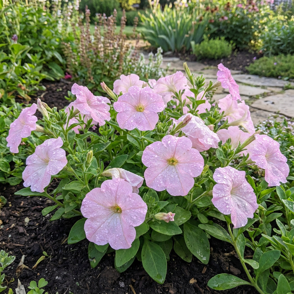 Dynamic Displays with Light Pink Petunia Flower Seeds for Charming Planting