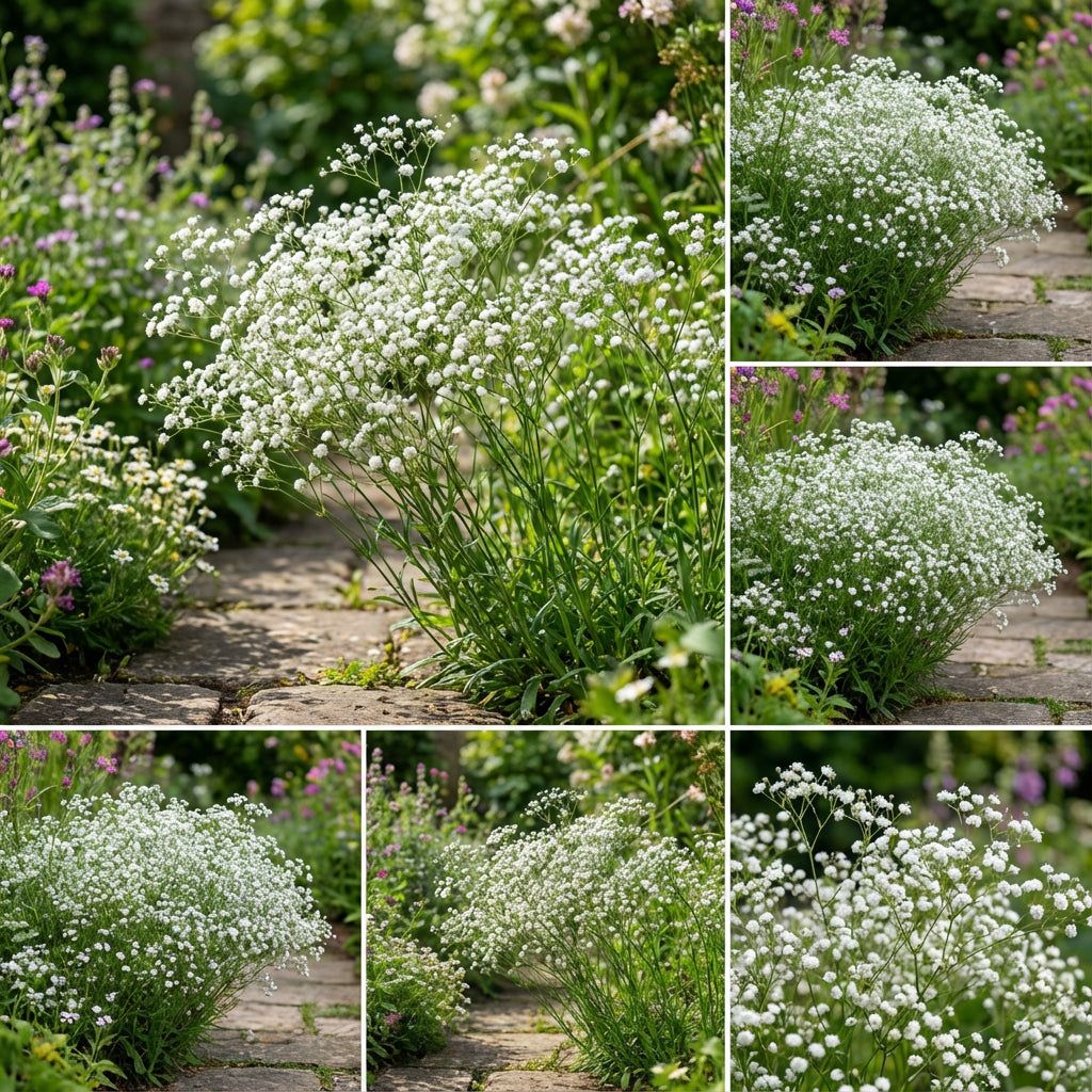 Gypsophila Paniculata Perennial Flower Seeds - Delicate Blooms for Charming Gardens and Bouquets