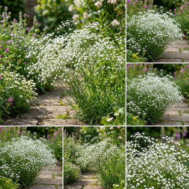 Gypsophila Paniculata Perennial Flower Seeds - Delicate Blooms for Charming Gardens and Bouquets