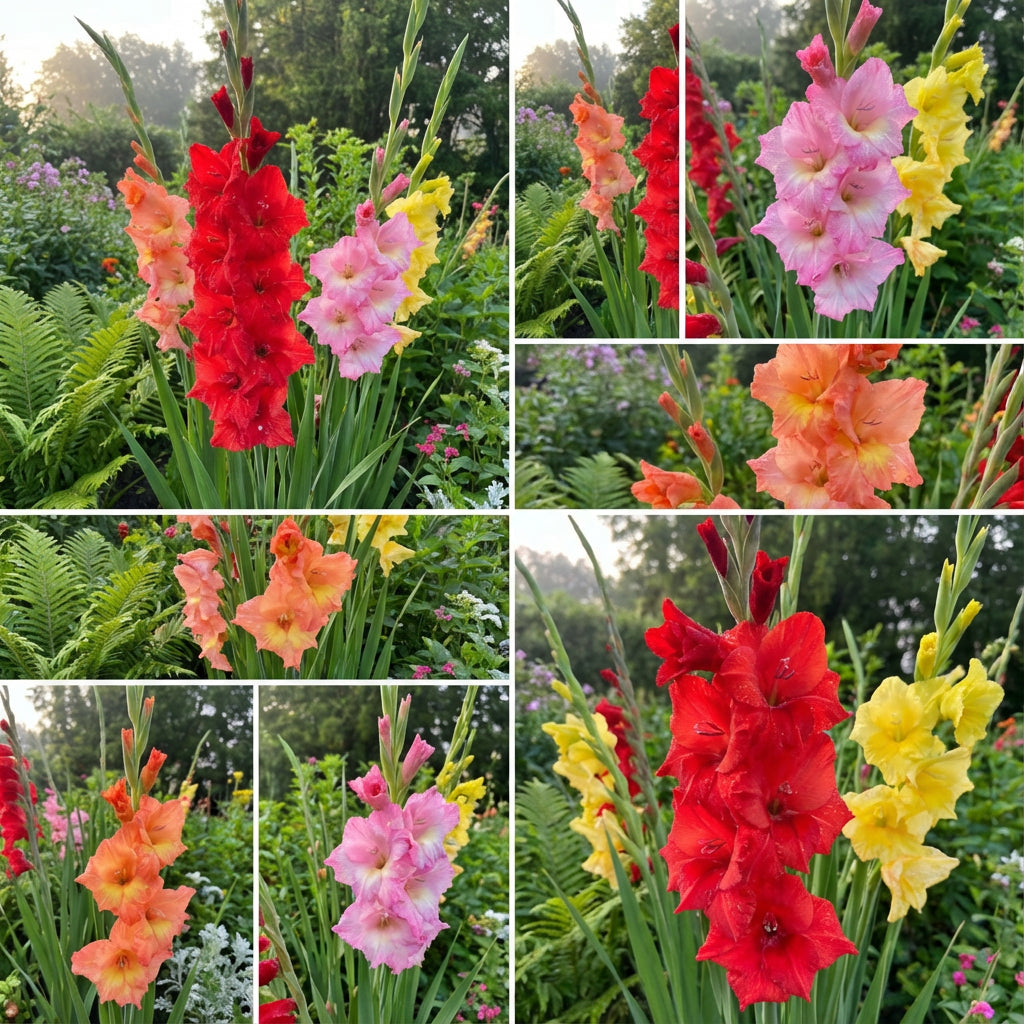 Vibrant Gladiolus Flower Seeds - Mixed Colors for Stunning Garden Displays