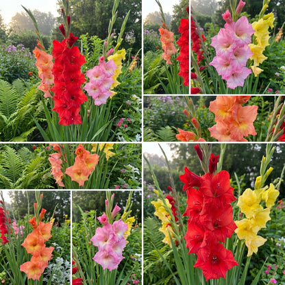 Vibrant Gladiolus Flower Seeds - Mixed Colors for Stunning Garden Displays