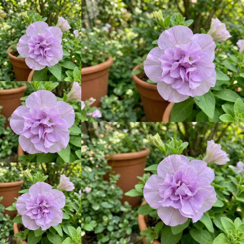 Vibrant Light Purple Double Petunia Seeds for Stunning Garden Planting