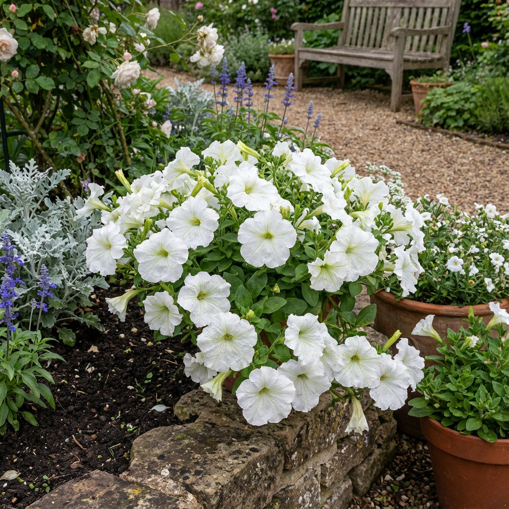 Elegant White Petunia Flower Seeds for Sophisticated Planting