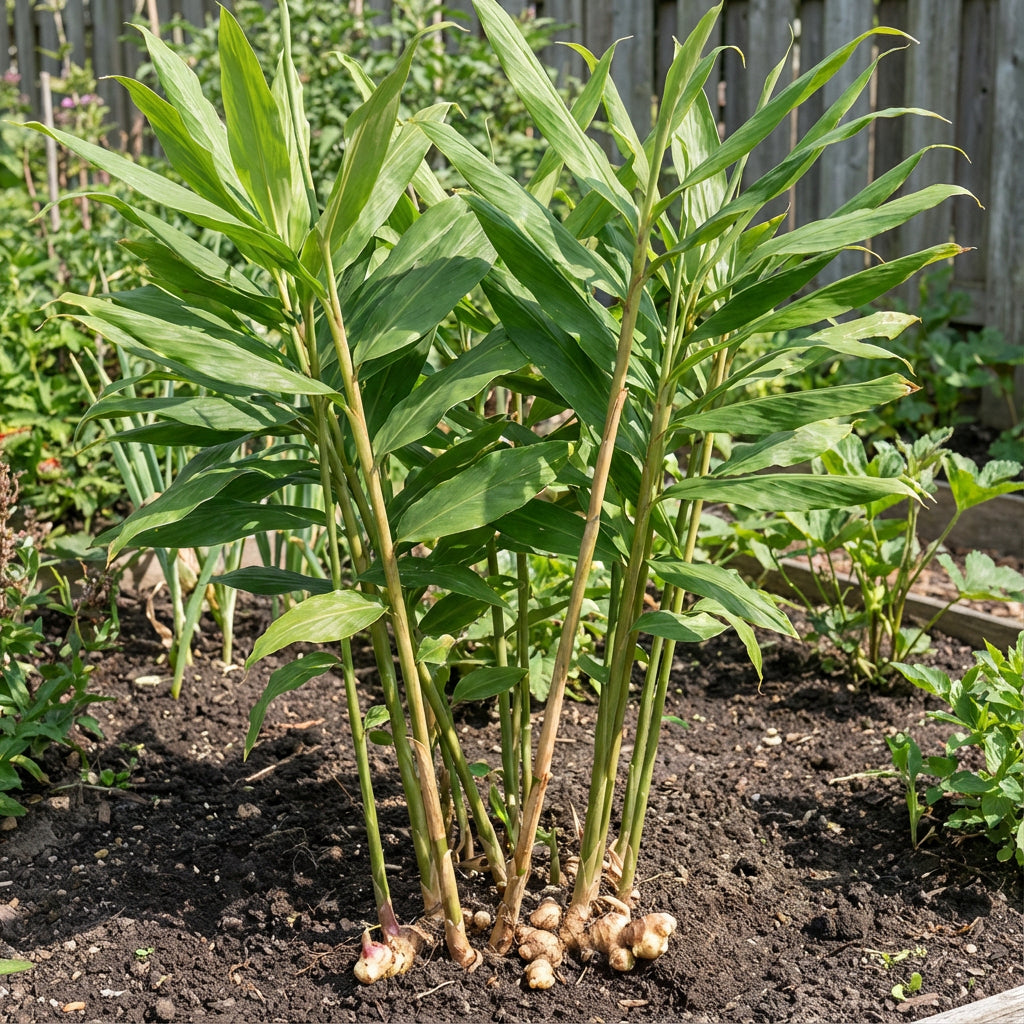 Light Brown Green Perennial Ginger Vegetable Seeds for Planting