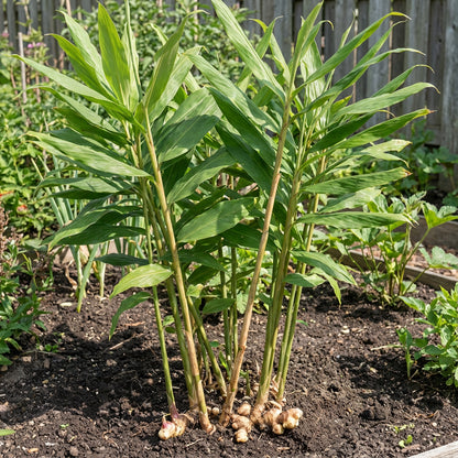 Light Brown Green Perennial Ginger Vegetable Seeds for Planting