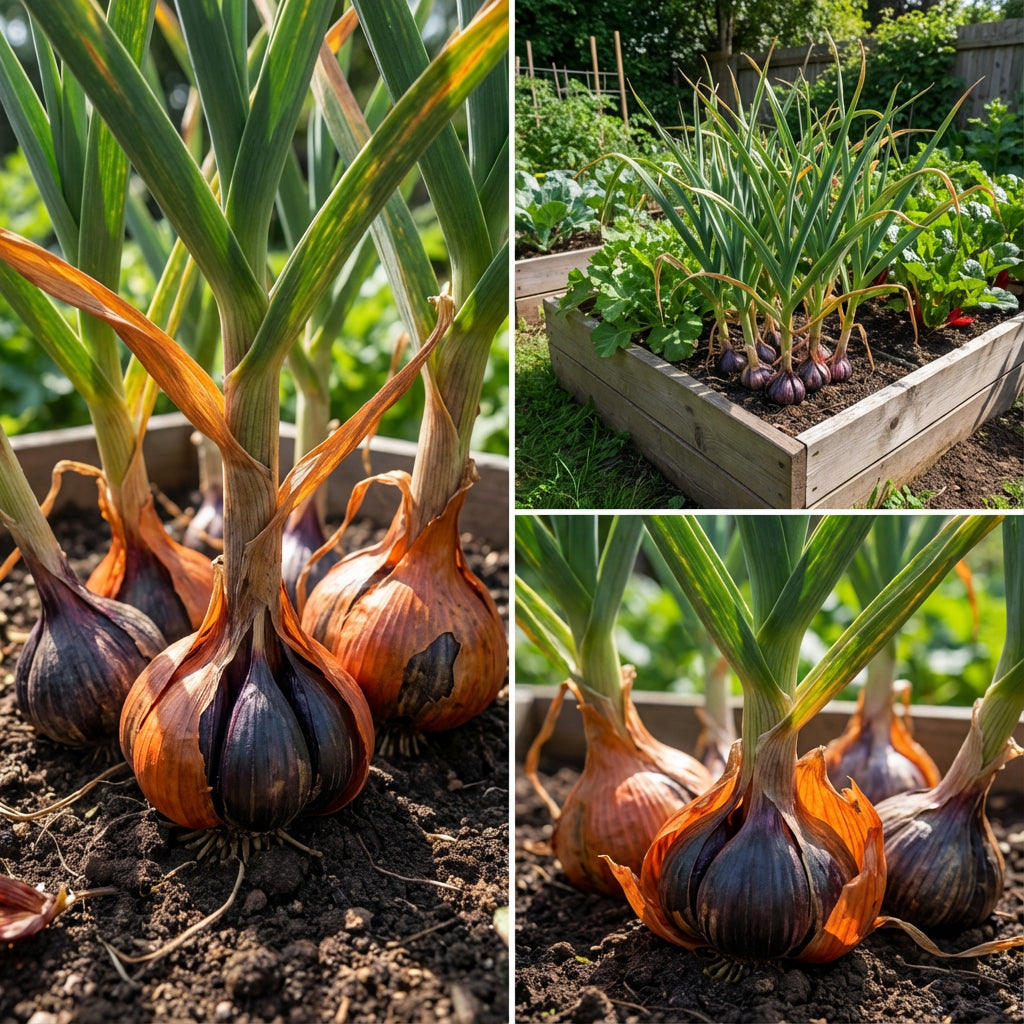 Black Orange Garlic Vegetable Seeds for Planting