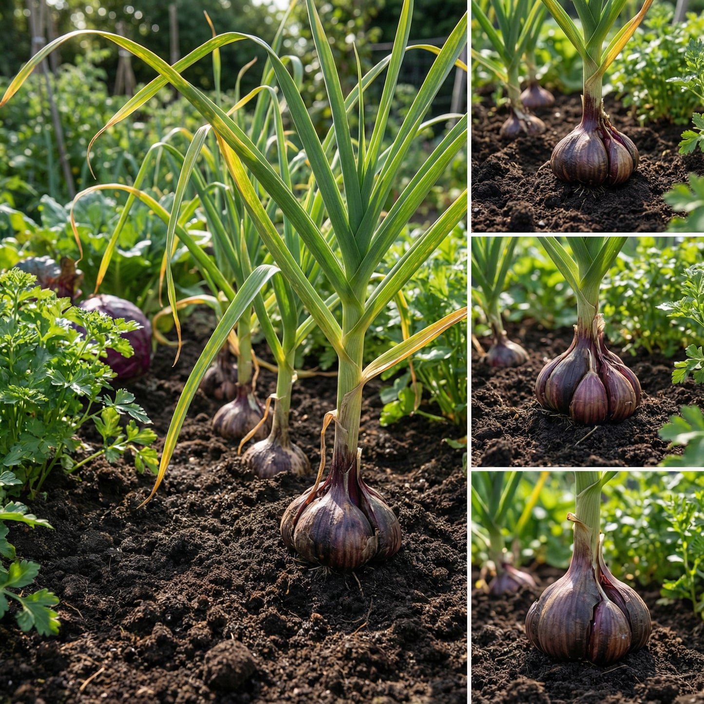 Black Garlic Vegetable Seeds for Easy Planting