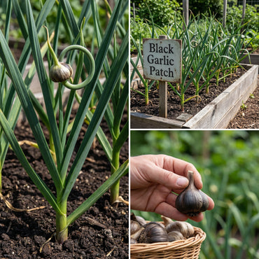 Black Garlic Vegetable Seeds for Easy Planting