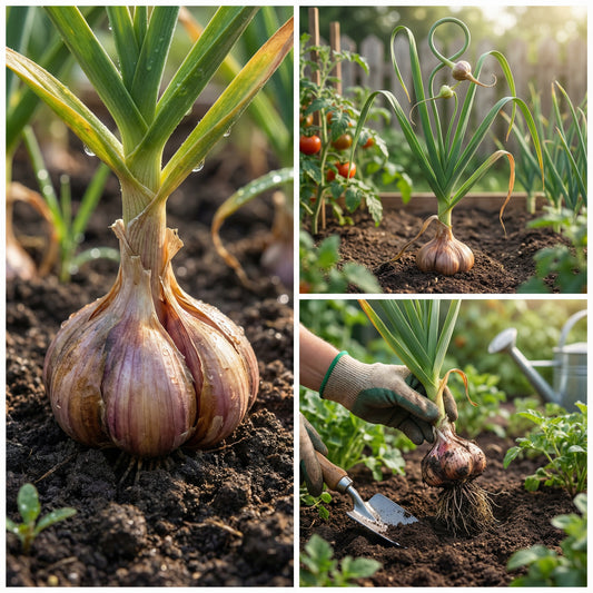 Brown Garlic Seeds for Easy Planting
