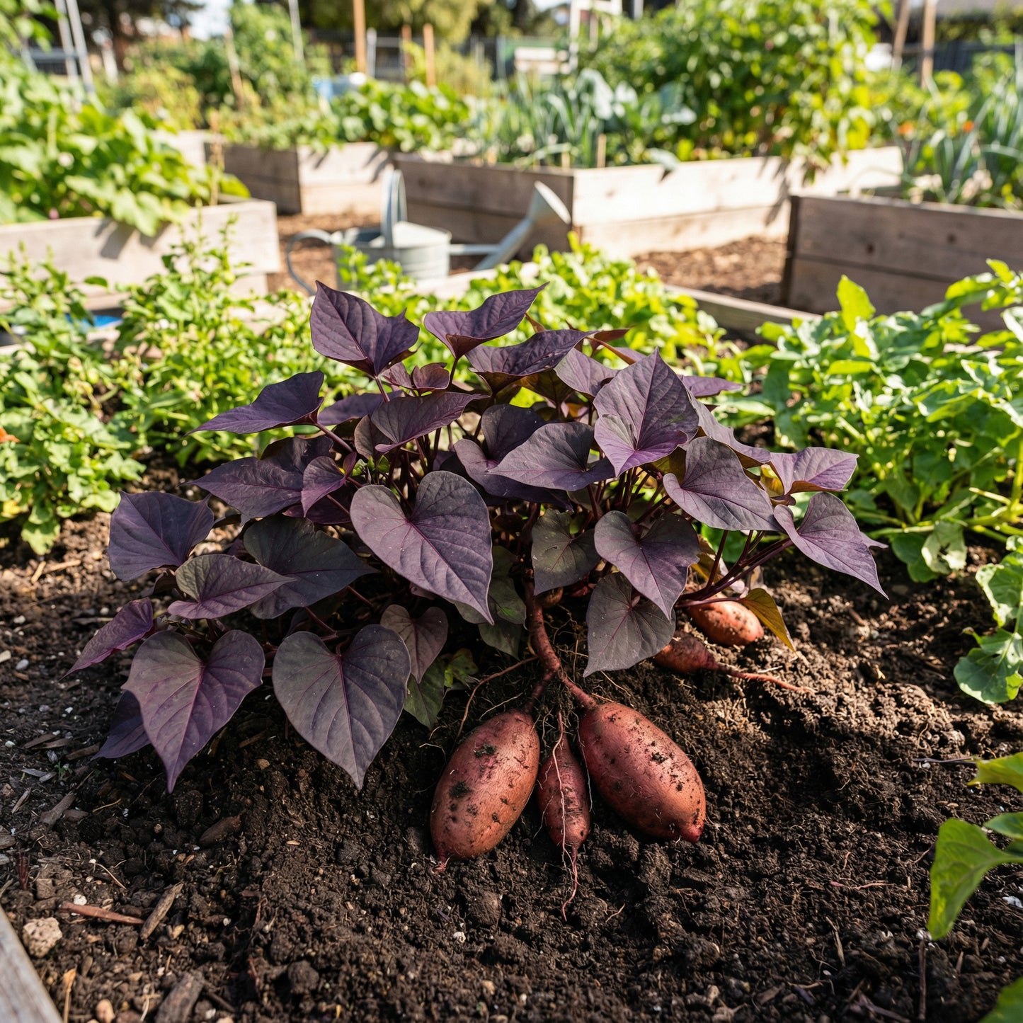 Dark Pink Sweet Potato Seeds for Planting - Grow Your Own Vegetables
