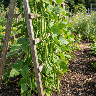 Pole Bean Garden Seeds Ideal for Vertical Planting in Warm Seasons